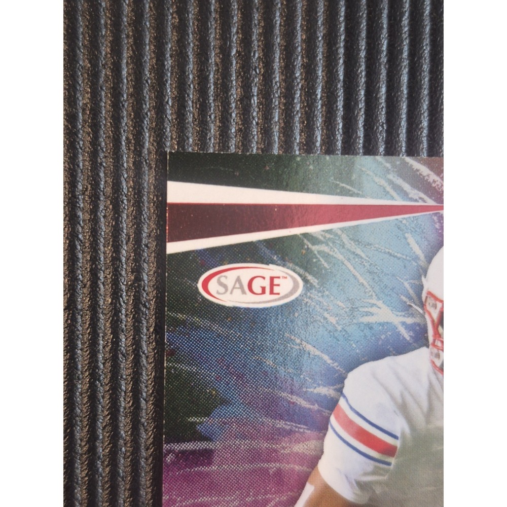 2024 Sage Low Series Moochie Dixon #A-MD Red Auto New Orleans Saints (AU) - Picture 4 of 8